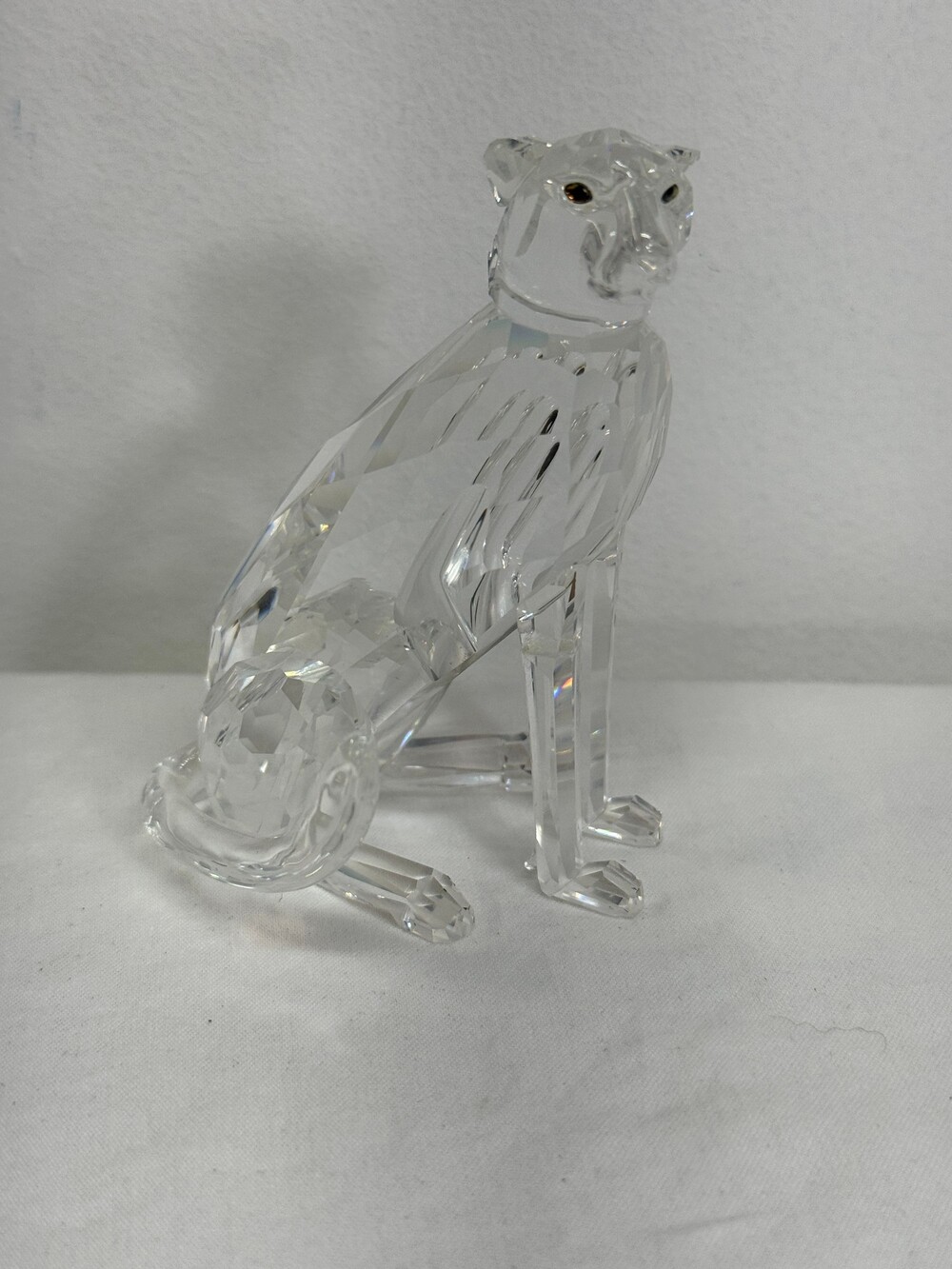 Swarovski Crystal Cheetah Figurine v2 (High Tail) 183225